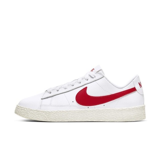Nike Blazer Low GS 'White University Red' - Picture 1 of 10